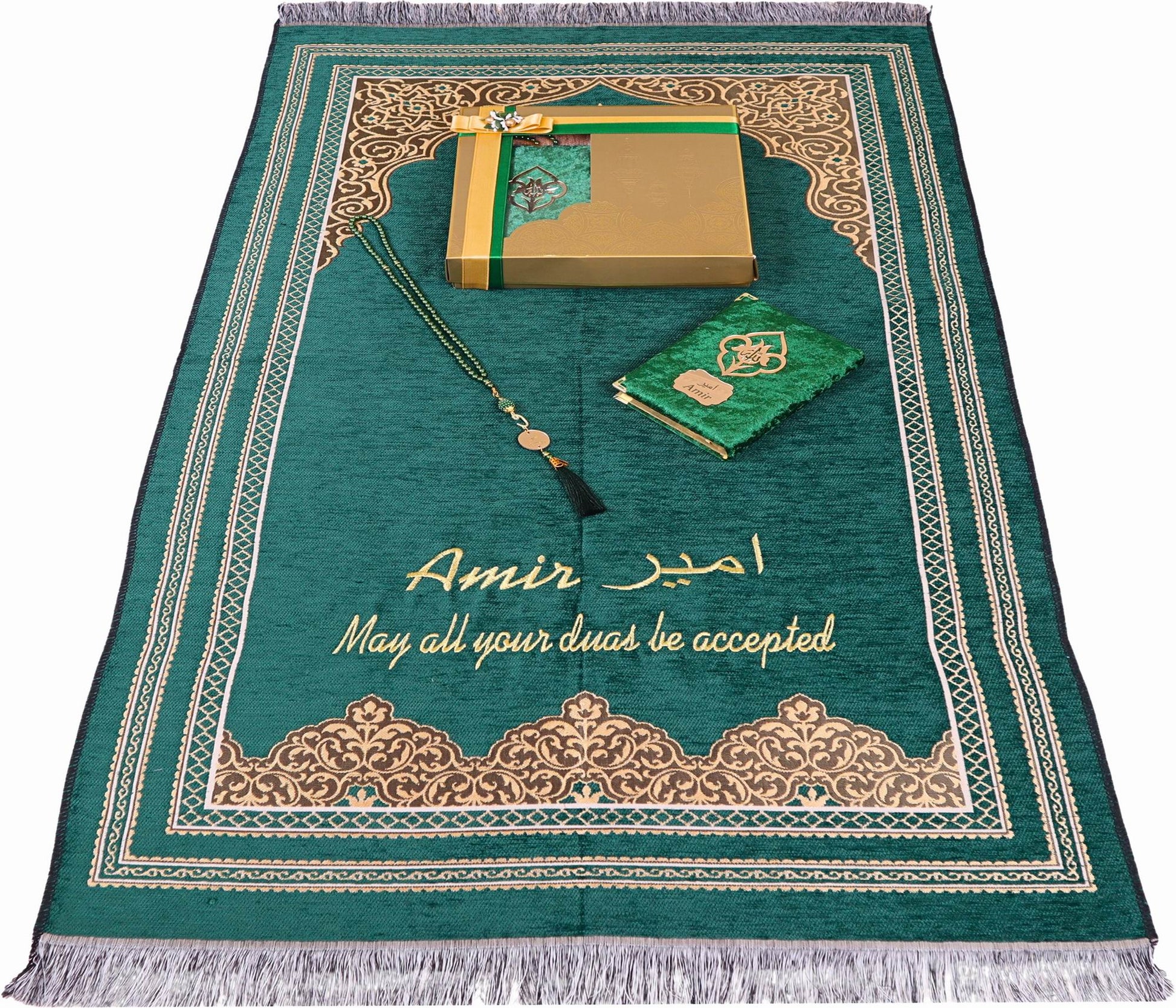 Personalized Prayer Mat Quran Tasbeeh Islamic Gift Set, Ramadan Eid Birthday Prayer Rug Gift - Islamic Elite Favors is a handmade gift shop offering a wide variety of unique and personalized gifts for all occasions. Whether you're looking for the perfect Ramadan, Eid, Hajj, wedding gift or something special for a birthday, baby shower or anniversary, we have something for everyone. High quality, made with love.