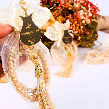 Personalized Tasbeeh Favor Ramadan Wedding Baby Shower Islamic Gift