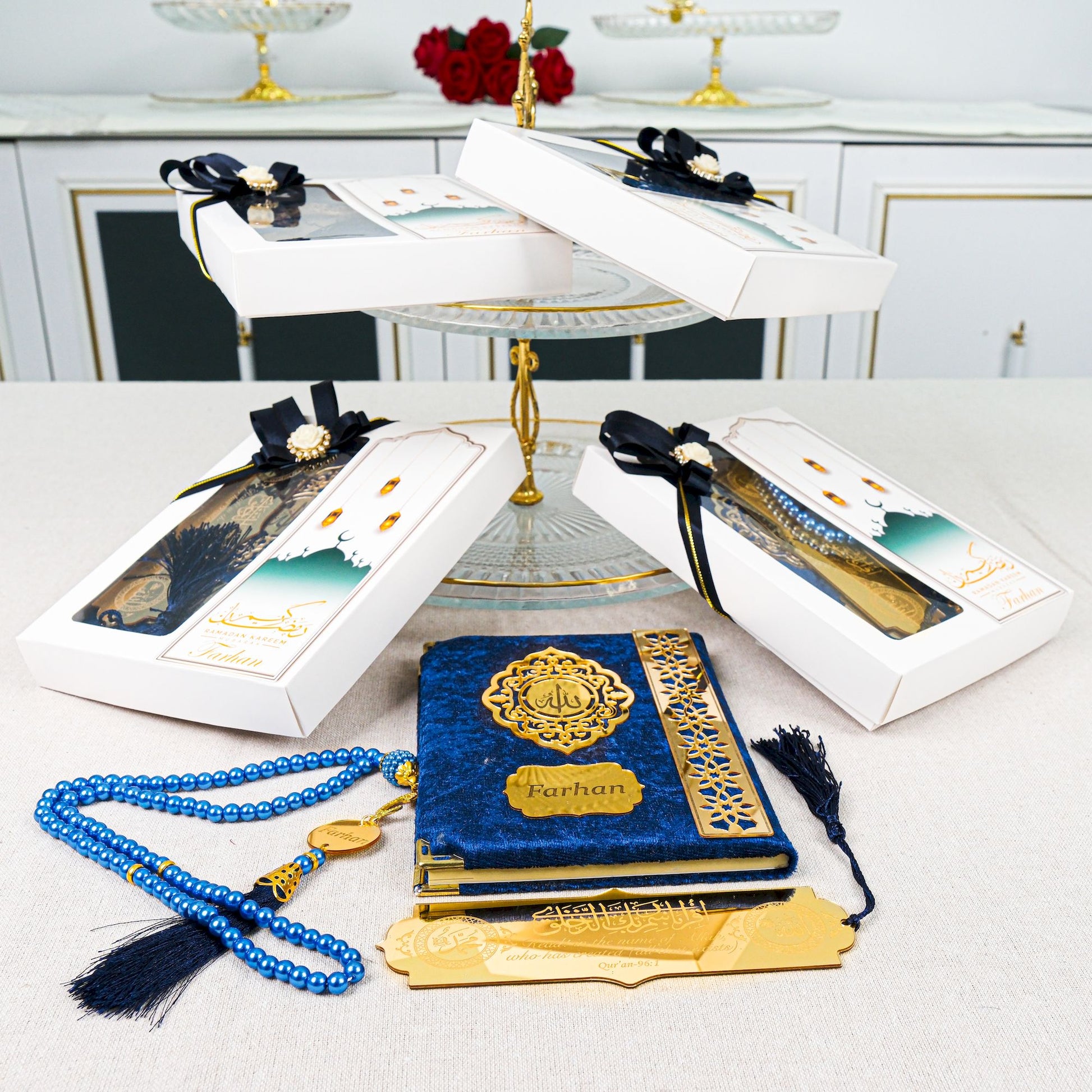 Personalized Yaseen Dua Book Bookmark Tasbeeh Islam Muslim Gift Set - Islamic Elite Favors is a handmade gift shop offering a wide variety of unique and personalized gifts for all occasions. Whether you're looking for the perfect Ramadan, Eid, Hajj, wedding gift or something special for a birthday, baby shower or anniversary, we have something for everyone. High quality, made with love.