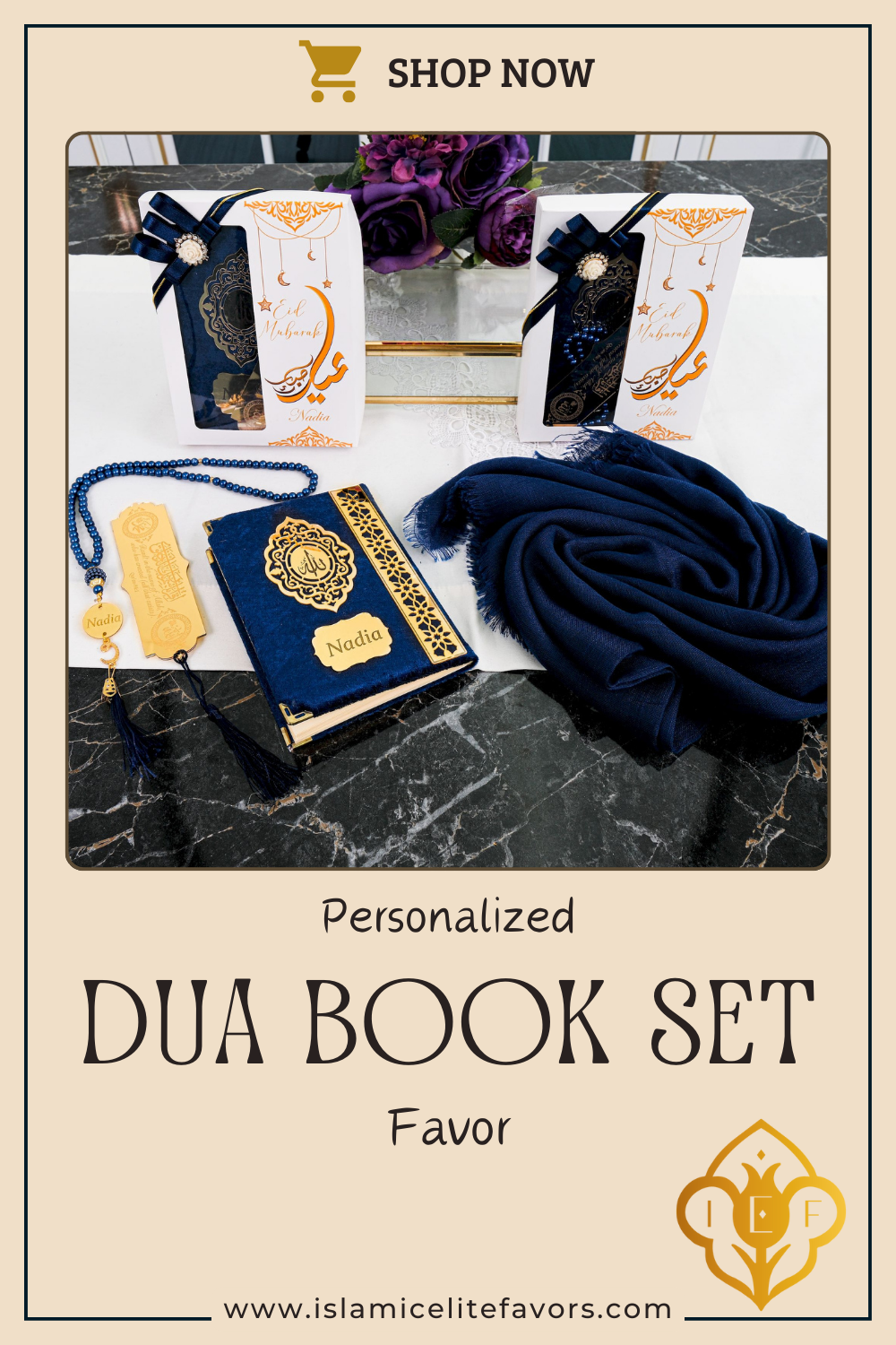 Personalized Yaseen Dua Book Hijab Bookmark Tasbeeh Ramadan Gift Set - Islamic Elite Favors is a handmade gift shop offering a wide variety of unique and personalized gifts for all occasions. Whether you're looking for the perfect Ramadan, Eid, Hajj, wedding gift or something special for a birthday, baby shower or anniversary, we have something for everyone. High quality, made with love.