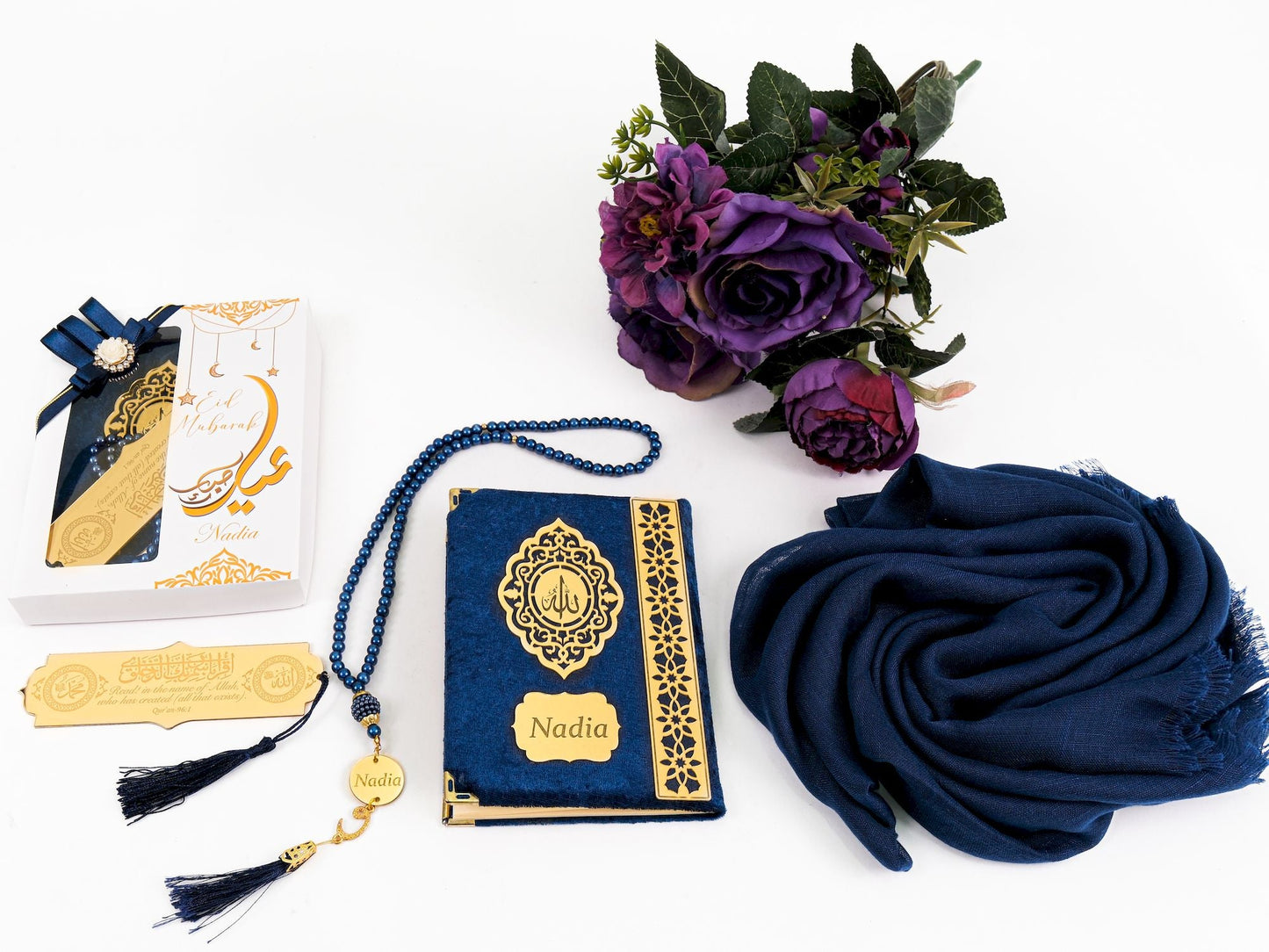 Personalized Yaseen Dua Book Hijab Bookmark Tasbeeh Ramadan Gift Set - Islamic Elite Favors is a handmade gift shop offering a wide variety of unique and personalized gifts for all occasions. Whether you're looking for the perfect Ramadan, Eid, Hajj, wedding gift or something special for a birthday, baby shower or anniversary, we have something for everyone. High quality, made with love.