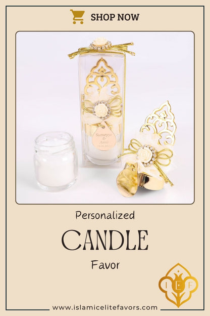 Personalized Wedding Favor Glass Candle Holder Drop Theme Flowered - Islamic Elite Favors is a handmade gift shop offering a wide variety of unique and personalized gifts for all occasions. Whether you're looking for the perfect Ramadan, Eid, Hajj, wedding gift or something special for a birthday, baby shower or anniversary, we have something for everyone. High quality, made with love.