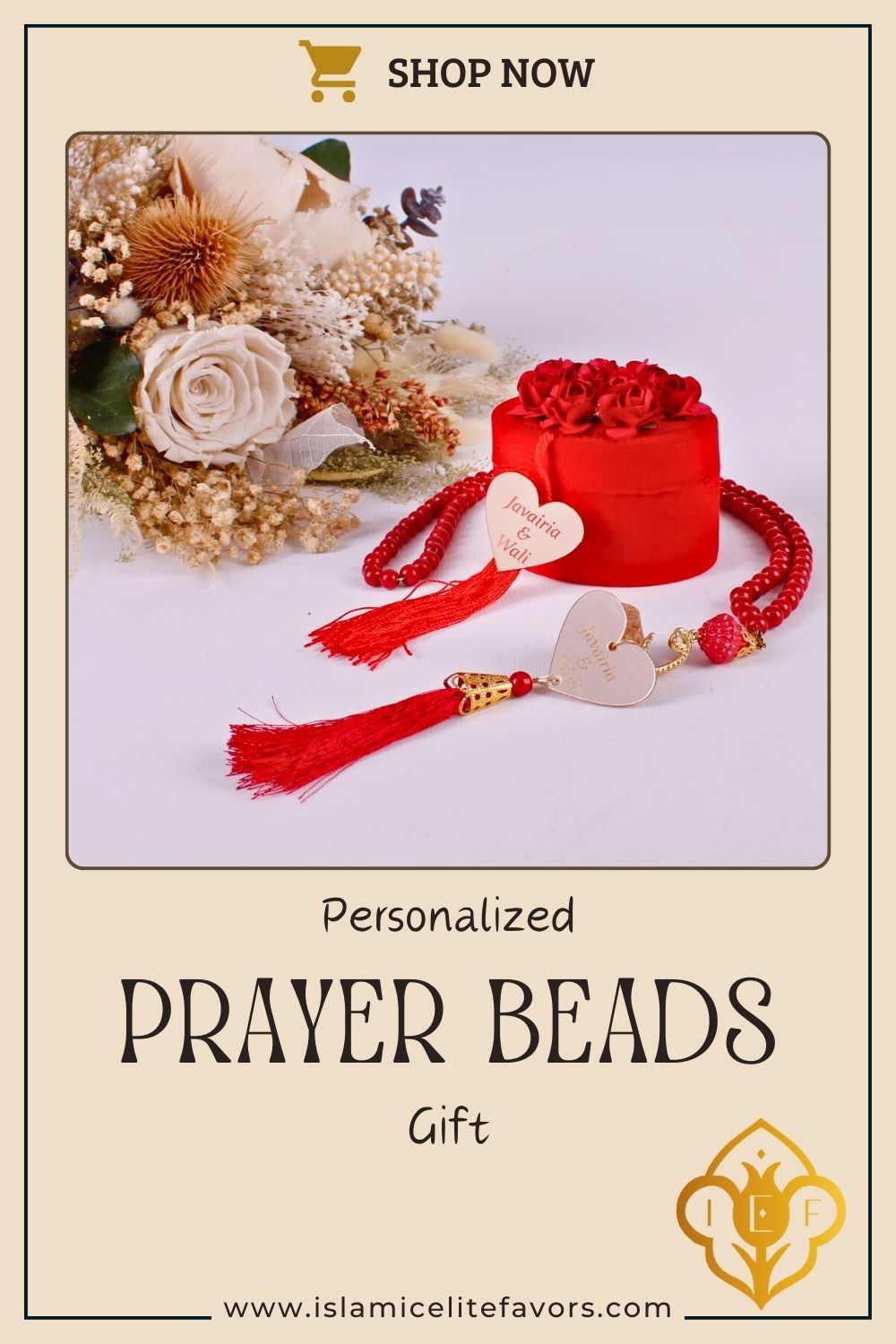 Personalized Velvet Box Pearl Prayer Beads Tasbeeh Wedding Favors - Islamic Elite Favors is a handmade gift shop offering a wide variety of unique and personalized gifts for all occasions. Whether you're looking for the perfect Ramadan, Eid, Hajj, wedding gift or something special for a birthday, baby shower or anniversary, we have something for everyone. High quality, made with love.