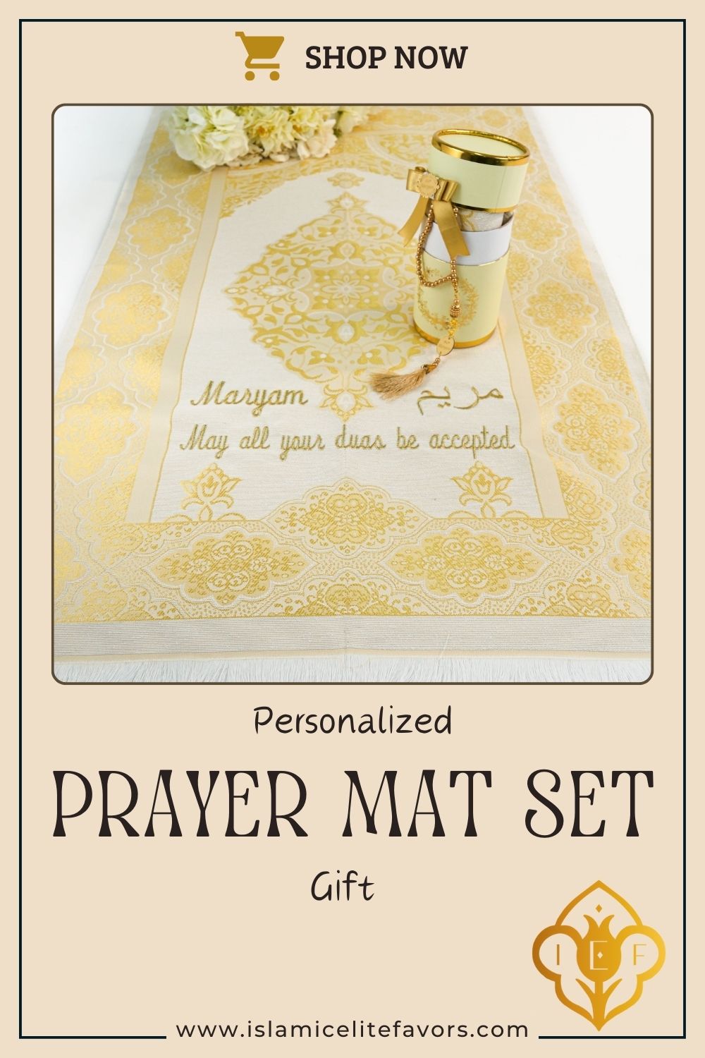 Personalized Funny Travel Prayer Mat Tasbeeh Islamic Muslim Gift Set - Islamic Elite Favors is a handmade gift shop offering a wide variety of unique and personalized gifts for all occasions. Whether you're looking for the perfect Ramadan, Eid, Hajj, wedding gift or something special for a birthday, baby shower or anniversary, we have something for everyone. High quality, made with love.