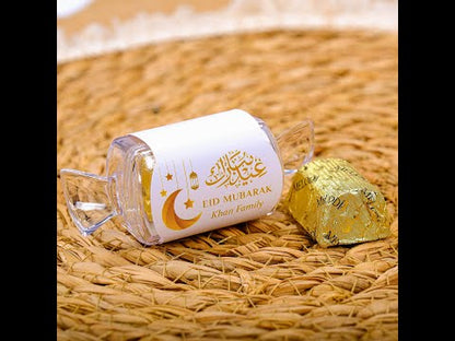 Personalised Eid Chocolate Gift, Ramadan Eid Mubarak Sweet Boxes Favors For Guests