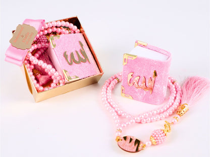 Personalized Mini Quran Pearl Prayer Bead Gold Tag Décor Wedding Favor - Islamic Elite Favors is a handmade gift shop offering a wide variety of unique and personalized gifts for all occasions. Whether you're looking for the perfect Ramadan, Eid, Hajj, wedding gift or something special for a birthday, baby shower or anniversary, we have something for everyone. High quality, made with love.