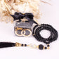 Personalized Prayer Beads Wedding Favor Gift Box with Wedding Rings