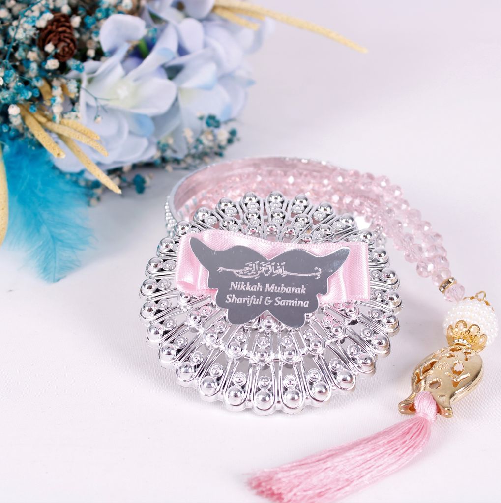 Personalized Crystal Prayer Beads Tasbeeh Masbaha Wedding Favors