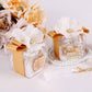 Personalized Prayer Beads Wedding Favor Gift Box Decorated with Flower