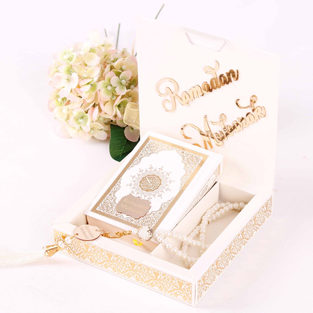 Personalized Quran Box Pearl Prayer Beads Islamic Muslim Wedding Gift Set - Islamic Elite Favors is a handmade gift shop offering a wide variety of unique and personalized gifts for all occasions. Whether you're looking for the perfect Ramadan, Eid, Hajj, wedding gift or something special for a birthday, baby shower or anniversary, we have something for everyone. High quality, made with love.